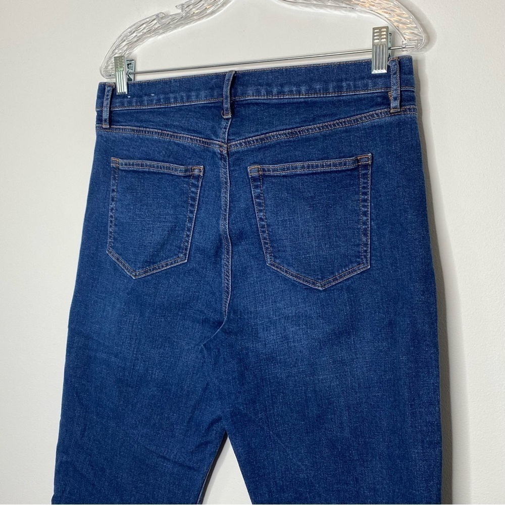 Loft Outlet High Rise Straight Leg Jeans - Picture 5 of 8